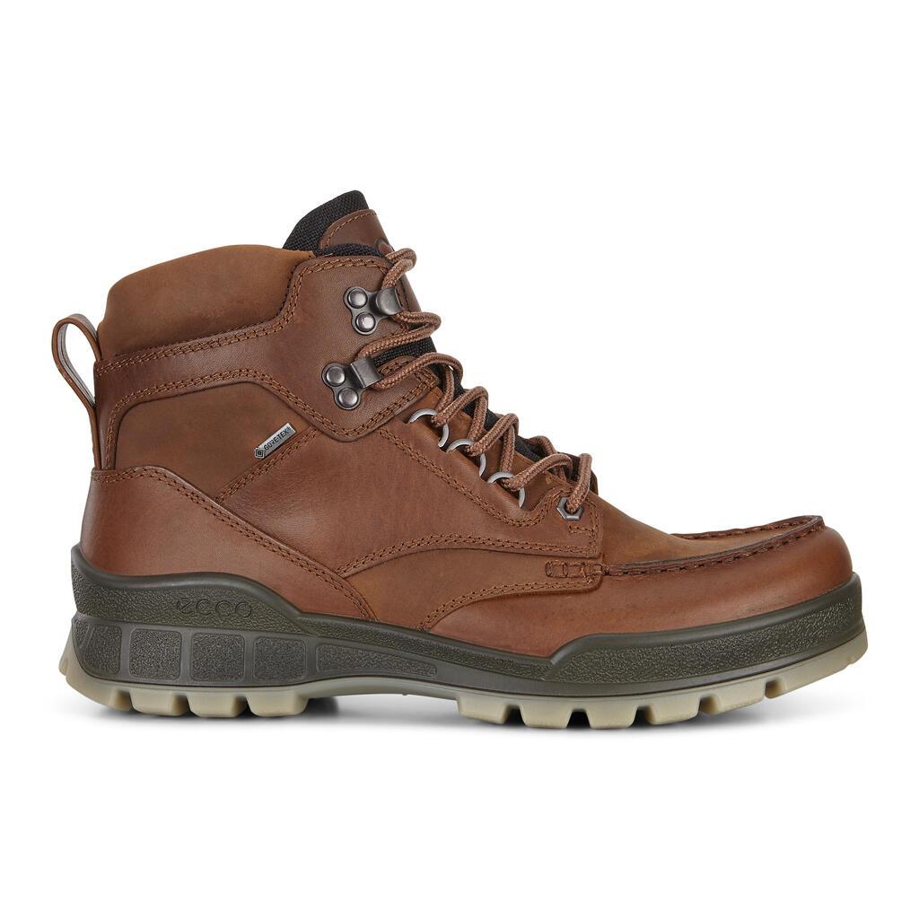 Ecco Track 25 High Mens Hiking Boots Brown Online - India XUH-462391